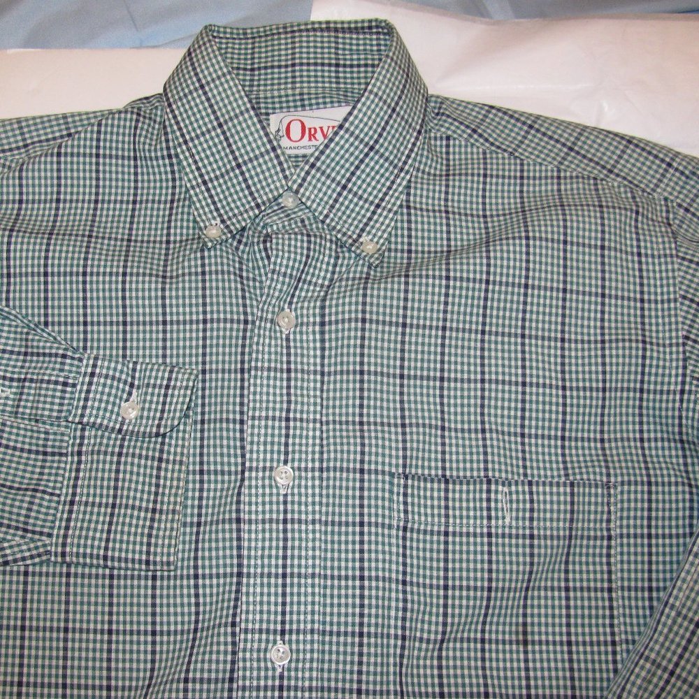 VTG Orvis Mens Medium Long Sleeve Made in USA